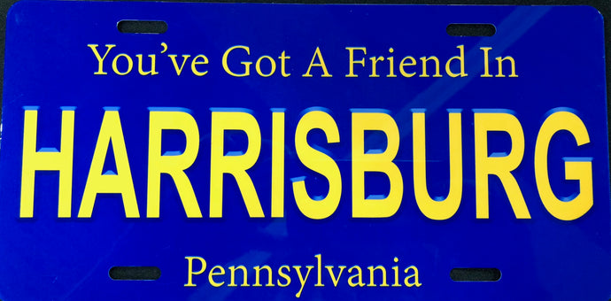 License Plate, Vintage-Style PA Plate, Got A Friend In Harrisburg